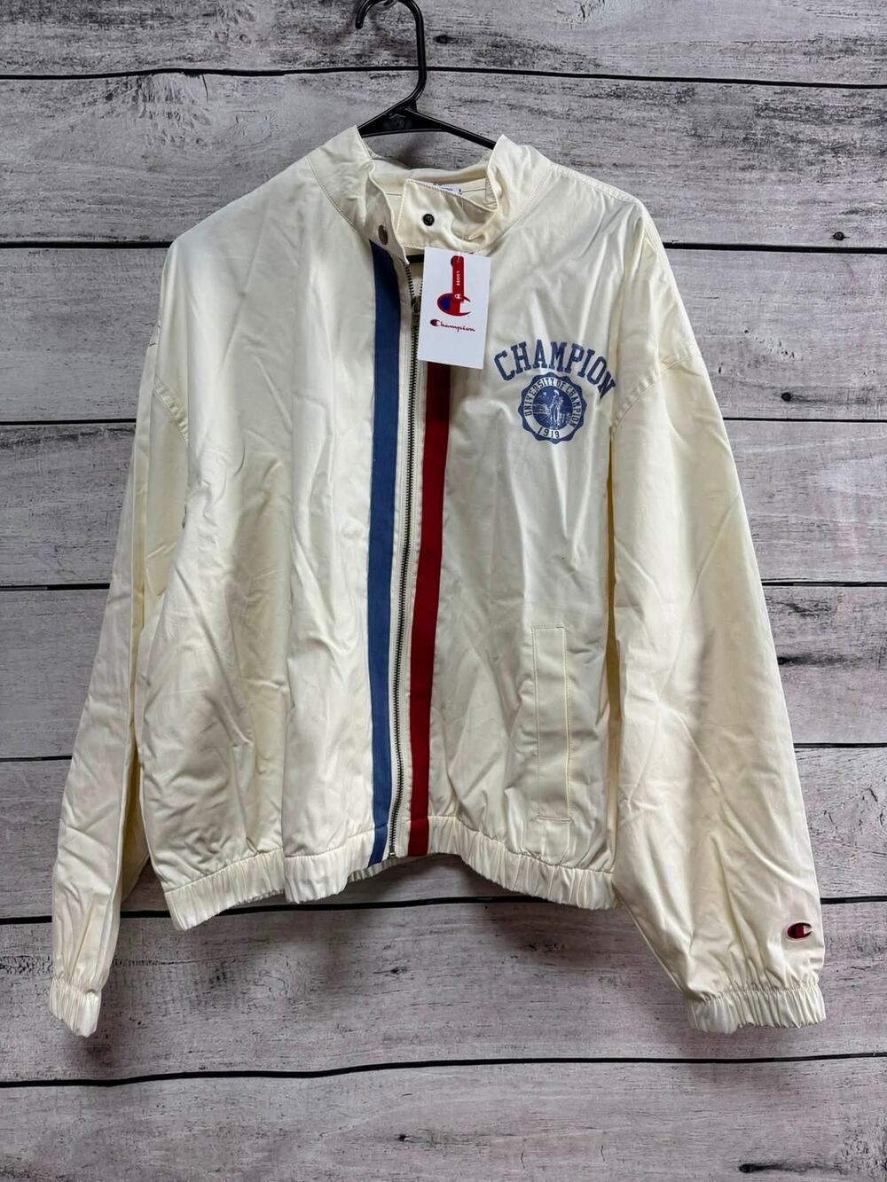 NWT Ladies Plus Champion Cream Hame Day Full Zip Jacket - 2X